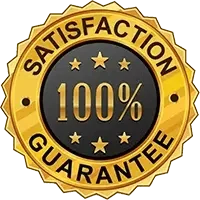 100% satisfaction guarantee